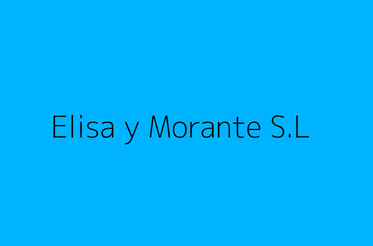 Elisa y Morante S.L